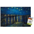 thumbnail image 1 of Starry Night over The Rhone by Vincent van Gogh Wall Poster with Push Pins, 14.725" x 22.375", 1 of 3