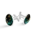 thumbnail image 1 of Starry Plants Formal Attire Shirt Cufflinks Made of Stainless Steel for Elegant Events, 1 of 6