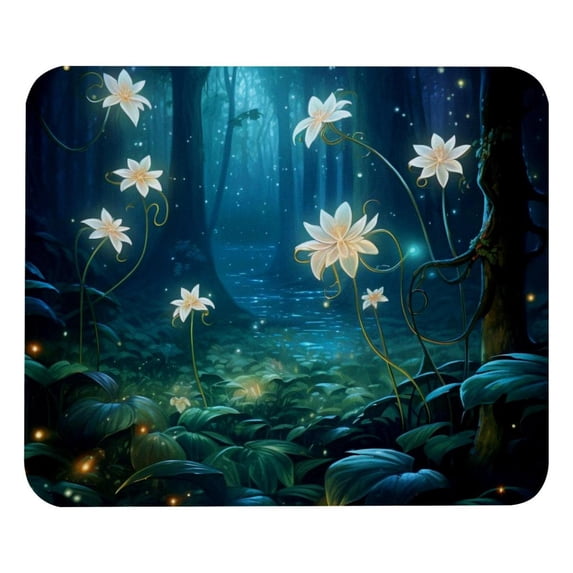 Starry Plants Gaming Mouse Pad, Mouse Mat, Mouse Pad - Square, 8.3x9.8 Inch, Printed, Non-Slip Rubber Bottom - Suitable for Office and Gaming