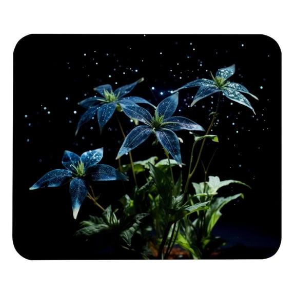 Starry Plants Gaming Mousepad Mouse Mat Desk Mat - Square, 8.3x9.8 Inch, Non-Slip Rubber Bottom, Printed, Suitable for Office and Gaming