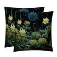 thumbnail image 1 of Starry Plants Luxurious Velvet Throw Pillow Inserts with Unique Patterns - Set of 2 (16x16, 18x18, 20x20 Inches) for Bed, Chair Pillow Covers for Any Occasion, 1 of 6