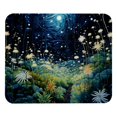 thumbnail image 1 of Starry Plants Mousepad 8.3x9.8 Inch Square Non-Slip Rubber Bottom Printed Desk Mat - Suitable for Office and Gaming, 1 of 6
