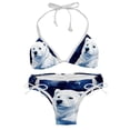 thumbnail image 1 of Starry Polar Bear Detachable Sponge Adjustable Strap Bikini Set Two-Pack - Versatile Swim Suit Set, 1 of 6