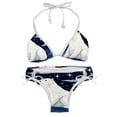 thumbnail image 1 of Starry Polar Bear Detachable Sponge Adjustable Strap Bikini Set Two-Pack for Any Summer Scene, 1 of 6