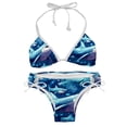thumbnail image 1 of Starry Shark Adjustable Strap Bikini Set with Detachable Sponge, Two-Pack - Ideal for Beach and Pool Parties, 1 of 6