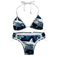 thumbnail image 1 of Starry Shark Detachable Sponge Adjustable Strap Bikini Set Two-Pack Bikinis,Swimsuits,Beachwear, 1 of 6