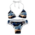 thumbnail image 1 of Starry Shark Detachable Sponge Adjustable Strap Bikini Set Two-Pack - Ideal for Beach, Pool, Vacation, 1 of 6