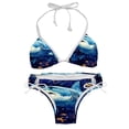 thumbnail image 1 of Starry Shark Detachable Sponge Adjustable Strap Bikini Set - Two-Pack - Ideal for Beach and Pool Parties, 1 of 6