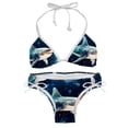 thumbnail image 1 of Starry Shark Detachable Sponge Adjustable Strap Bikini Set Two-Pack Swim Suits for WomenToolStrip with applicable scenes, 1 of 6