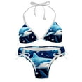 thumbnail image 1 of Starry Shark Detachable Sponge Adjustable Strap Bikini Set Two-Pack Swimsuit Swim Suits Swim Wear, 1 of 6