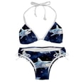 thumbnail image 1 of Starry Shark Detachable Sponge Adjustable Strap Bikini Set - Two-Pack for Beach and Pool Swimwear, 1 of 6