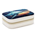 thumbnail image 1 of Starry Shark Portable Velvet Jewelry Stand Organizer Box with Removable Compartment - Gift, Jewelry Display, 1 of 7