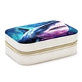 thumbnail image 1 of Starry Shark Travel Organizer: Velvet Portable Necklace Organizer with Removable Compartment - Gift Jewelry Boxes and Jewelry Organizer, 1 of 7