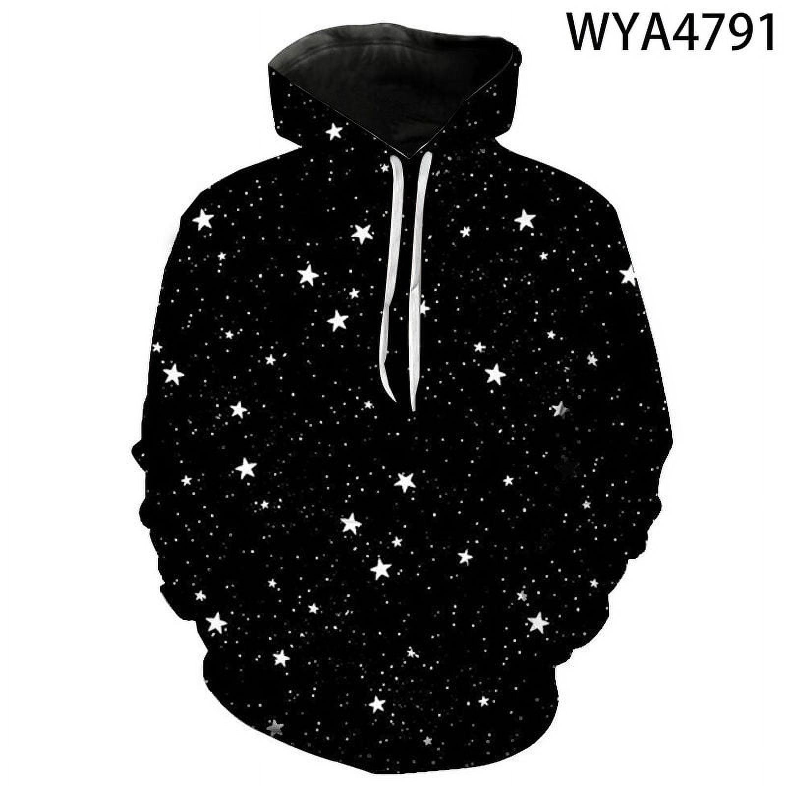 Starry Sky 3D Printed Hoodies Men Women Children Fashion Pullover Long