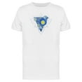 thumbnail image 1 of Starry Sky Abstract Triangles T-Shirt Men -Image by Shutterstock, Male Small, 1 of 2