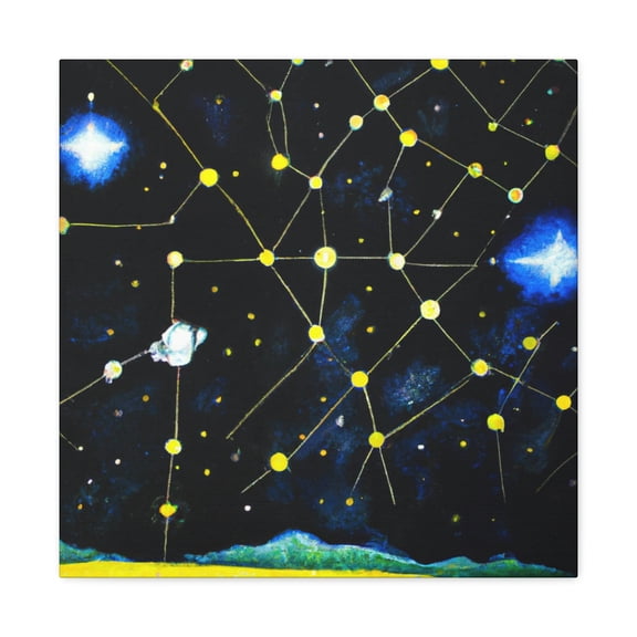 Starry Sky Constellations - Canvas