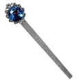 thumbnail image 1 of Starry Sky Dinosaur Vintage Silver Lace-Edged Bookmark: the Gift for Readers and Book Lovers, 1 of 5