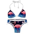 thumbnail image 1 of Starry Sky Flamingo Detachable Sponge Adjustable Strap Bikini Set - Two-Pack Swim Wear One-Piece Swimsuits, 1 of 6