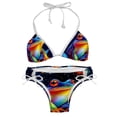 thumbnail image 1 of Starry Sky Frog Detachable Sponge Adjustable Strap Bikini Set Two-Pack for Any Summer Scene, 1 of 6