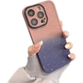 thumbnail image 1 of Starry Sky Gradient Candy Color Soft Phone Case Compatible with iPhone Case (Purple,iPhone 13 Pro), 1 of 7