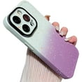 thumbnail image 1 of Starry Sky Gradient Candy Color Soft Phone Case Compatible with iPhone Case (White,iPhone 15), 1 of 7