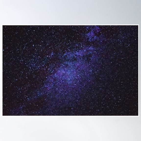 Starry Sky Night Poster Wall Art, Modern Wall Decor, 8x12 UNFRAMED