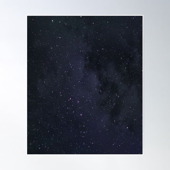 Starry Sky Poster Wall Art, Modern Wall Decor, 12x18 UNFRAMED