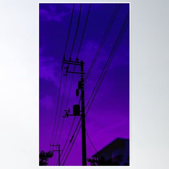 Starry Sky Poster Wall Art, Modern Wall Decor, 24x36 UNFRAMED