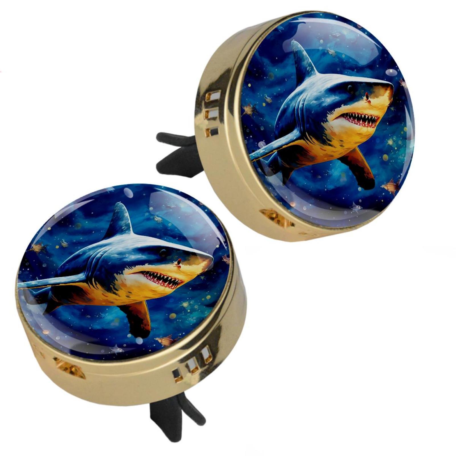 Starry Sky Shark Aromatherapy Car Diffusers for Essential Oils Car Vent