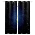 thumbnail image 1 of Starry Sky Space Universe Curtain For Kitchen Living Room Bedroom Curtains Home Decoration Window Treatments D, 1 of 5