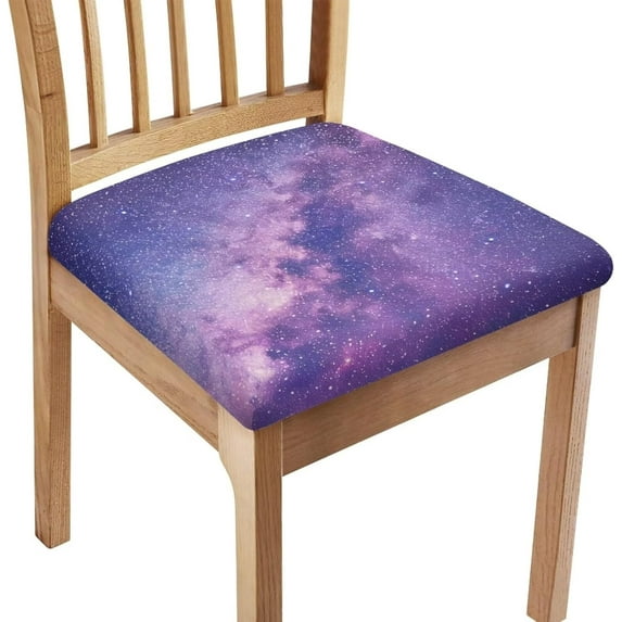 Starry Sky Square Chair Cushion Cover for High Chairs Anti-Slip Outdoor Chair Seat Slip Cover Stylish Dining Room Chair Seat Cushion Cover Daily Decoration