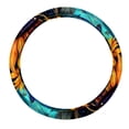 thumbnail image 1 of Starry Sky Steering Wheel Cover for Car, 14.5 Inch PVC Leather Auto Accessories with Printing, 1 of 6