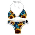 thumbnail image 1 of Starry Sky Sunflower Butterfly Swimsuit Women Bikini Set Two-Pack Detachable Sponge Adjustable Strap for Swimming Suits Beachwear, 1 of 6