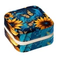 thumbnail image 1 of Starry Sky Travel Portable Square Jewelry Box Earring Necklace Bracelet Holder Display Case Organizer Box, Decorative Jewelry Stand Storage Box, 1 of 6