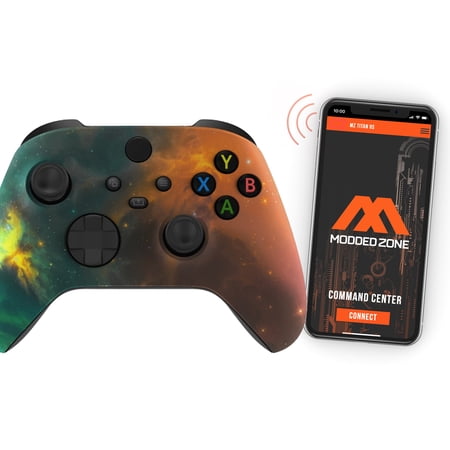 "Starry Sky" Xbox One X SMART Custom Rapid Fire Modded Controller.FPS mods. COD Warzone