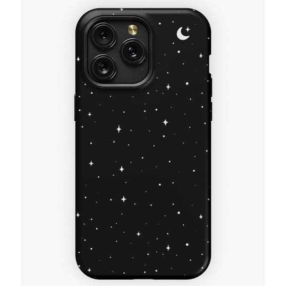 Starry Sky at Midnight Celestial Night Graphic A11114&nbsp;Phone Case for iPhone 11 to 17 Pro Max