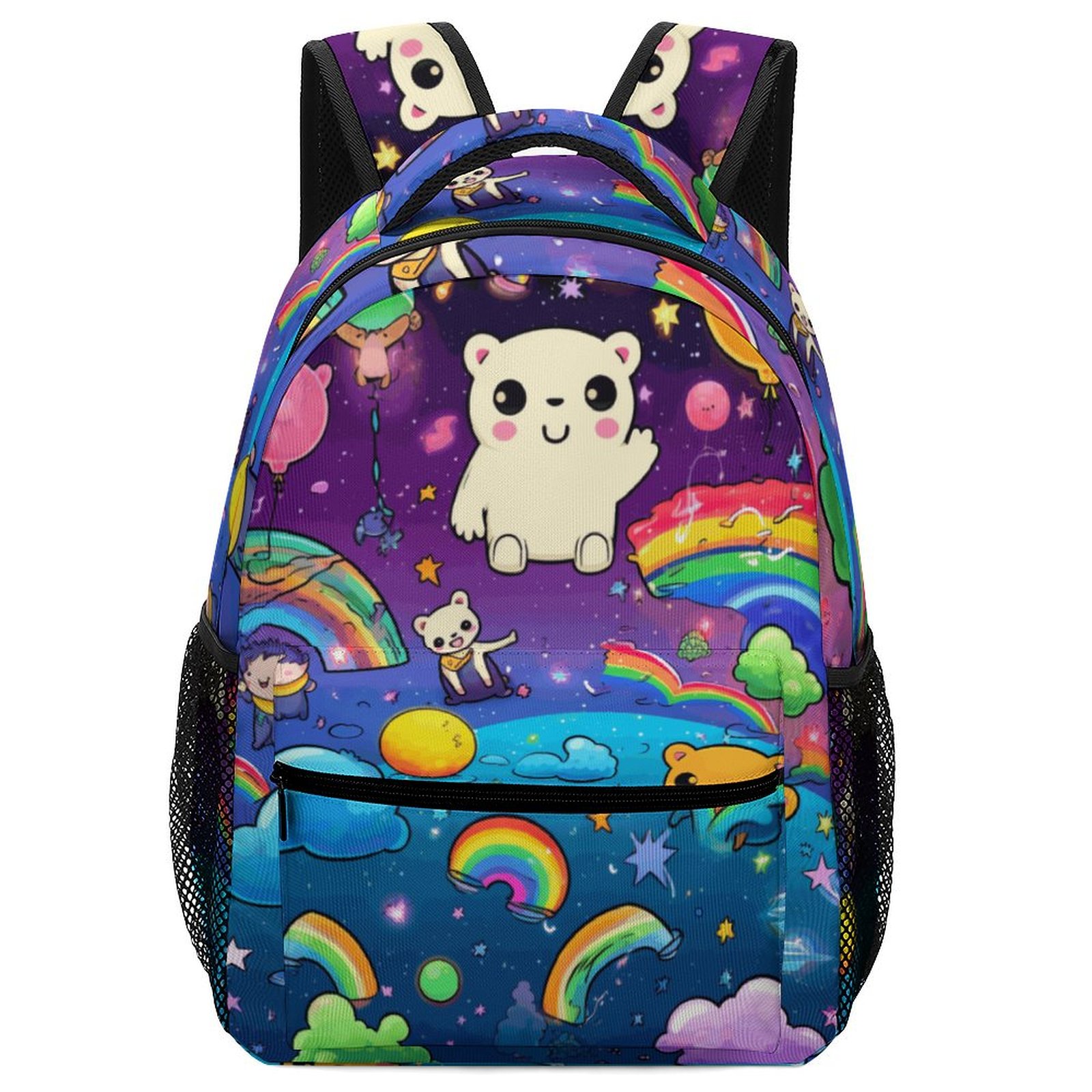 Kids Lightning Backpack - 17 Inch Waterproof School Bag For Boys, Laptop Compartment, Lightweight, Ages 7+