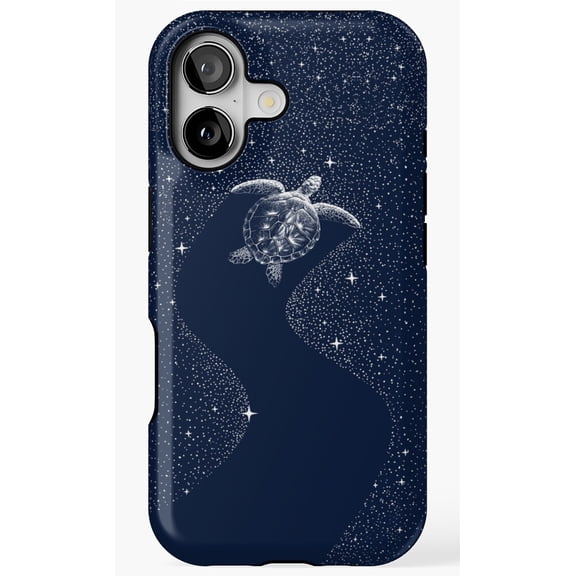 Starry Turtle Celestial Animal Phone Case for iPhone 11 12 13 14 15 16 17 Pro Max