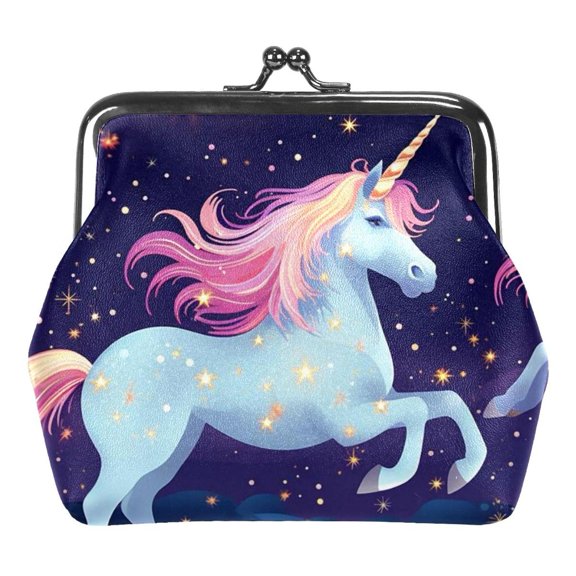 Starry Unicorn Coin Purses Mini Wallets Vintage Pouch Bags for Gift