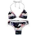 thumbnail image 1 of Starry Unicorn Detachable Sponge Adjustable Strap Bikini Set Two-Pack Swim Suits for WomenToolStrip with applicable scenes, 1 of 6