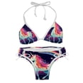 thumbnail image 1 of Starry Unicorn Detachable Sponge Adjustable Strap Swimsuit Set - 2 Pack for Beach & Pool Parties, 1 of 6