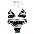 thumbnail image 1 of Starry Unicorn Detachable Sponge Adjustable Strap Swimsuit Set - 2 Pack for Beach & Pool Parties, 1 of 1