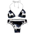 thumbnail image 1 of Starry Unicorn Detachable Sponge Adjustable Strap Two-Pack Bikini Set Swimsuits for Women, Swimming Suit Beach Wear, 1 of 6
