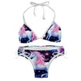 thumbnail image 1 of Starry Unicorn Detachable Sponge Bikini Set | Adjustable Strap One-Piece Swimsuits, Two-Pack, 1 of 6