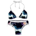 thumbnail image 1 of Starry Unicorn Detachable Sponge Bikini Set | Adjustable Strap One-Piece Swimsuits, Two-Pack, 1 of 6
