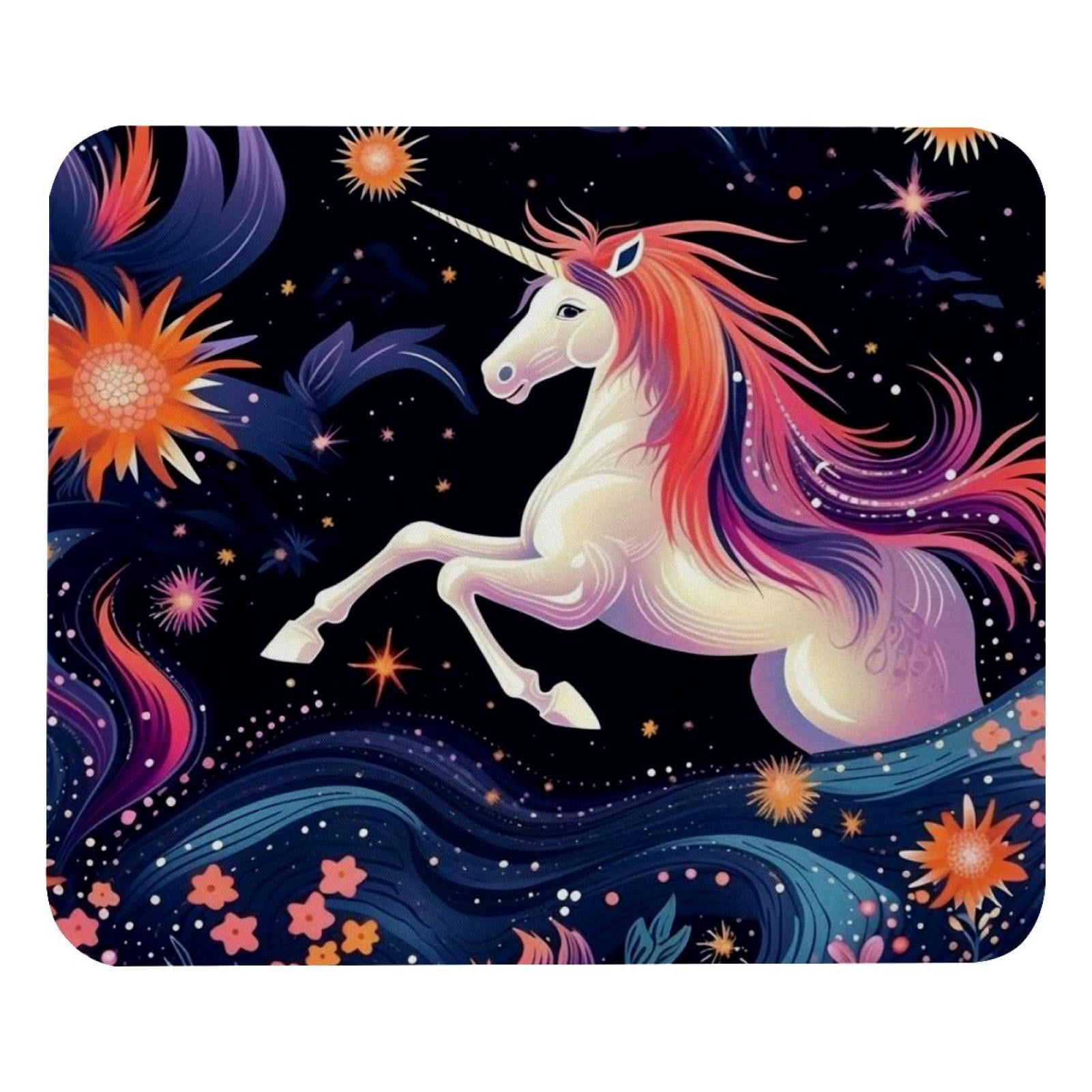 Starry Unicorn Mouse Pad for Wireless Mouse Home Office Desk Laptop ...