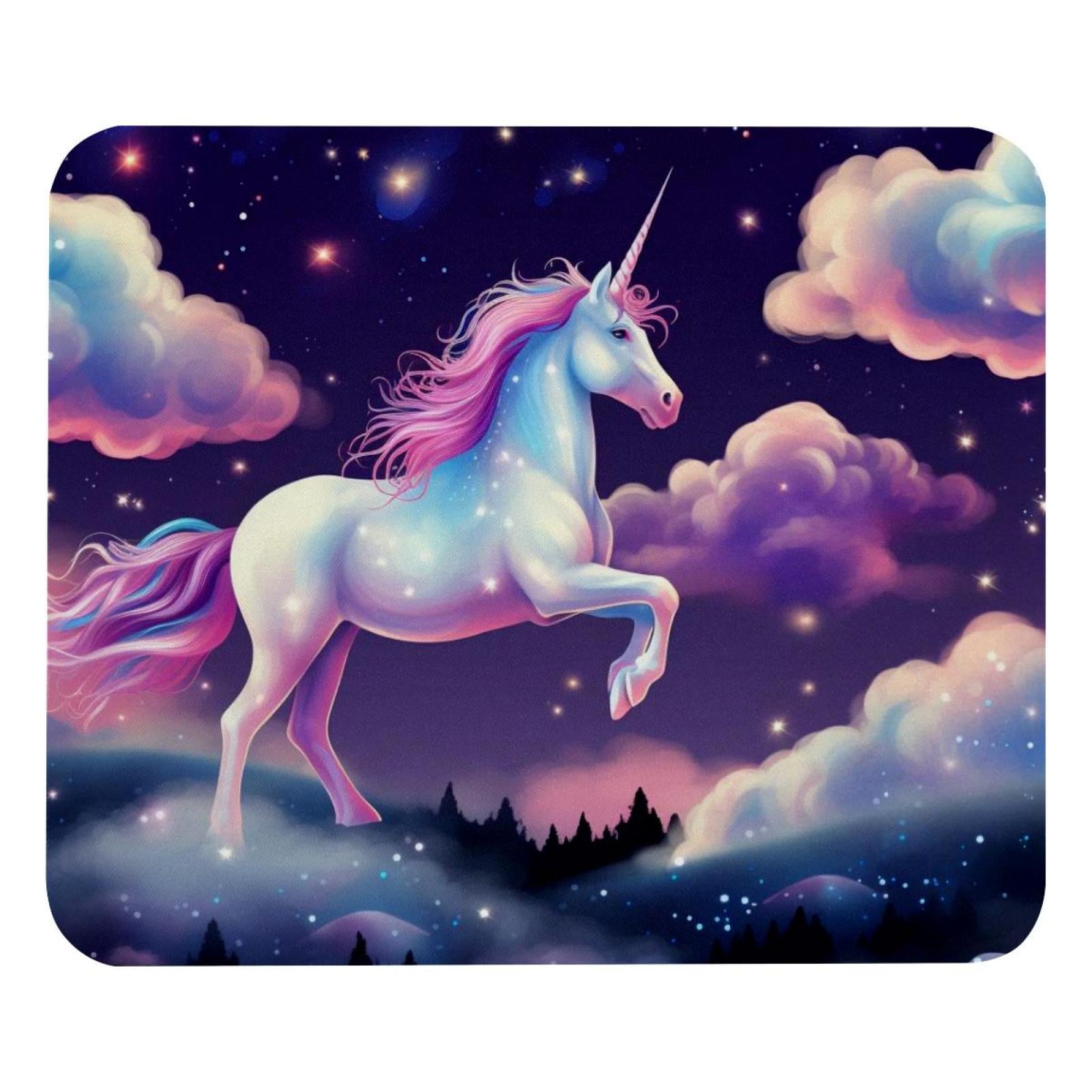 Starry Unicorn Mouse Pad for Wireless Mouse Home Office Desk Laptop ...