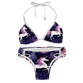 thumbnail image 1 of Starry Unicorn Swimming Suit Bikini Set Bikinis, Detachable Sponge, Adjustable Strap, Two-Pack, Beach Pool Party Vacation Wear, 1 of 6