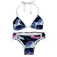thumbnail image 1 of Starry Unicorn Swimsuit Women Bikini Set with Detachable Sponge and Adjustable Strap, Swimwear 2-Pack for Various Scenes, 1 of 6