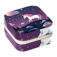 thumbnail image 1 of Starry Unicorn Travel Portable Jewelry Organizer Box for Rings, Earrings, Necklaces, Bracelets, and More - Suitable for Girls and Women, 1 of 6